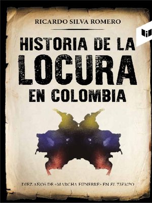 cover image of Historia de la locura en Colombia